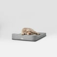 thumbnail image 2 of Diggs 36" Bolstr Dog Bed with Headrest - Premium Memory Foam Pet Bed for Crate or Home - Grey, 2 of 7