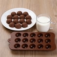 thumbnail image 4 of 15-Cavity Mini Hemisphere Silicone Ice Cube Trays Chocolate Molds Small Round Candy Molds Baking Tools for Summer Drinks Parties and Baking Enthusiasts, 4 of 5