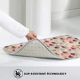 thumbnail image 4 of Cute Fruit Ice Cream Print Front Door Mat, Indoor Mats for Bedroom Bathroom Kitchen, Floor Mat Non-Slip, Soft Carpet Floor Cover Machine Washable Entryway Mat - 20x31.5in, 4 of 5