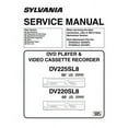 thumbnail image 6 of Pre-Owned Sylvania DV220SL8 Tunerless Dual Deck DVD Player/VCR Combo w/ Remote, Manual, A/V Cables, & HDMI Converter, 6 of 6