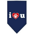 thumbnail image 3 of Pet and Dog Bandana Screen Printed, "I Love You", 3 of 10
