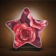 thumbnail image 3 of Star Shaped Energy Saving Night Light Living Room Night Light, Bedroom Night Light, Corridor Night Light, Study Night Light Red Roses Seamless, 3 of 6