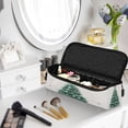 thumbnail image 6 of Hair Tools Travel Bag Heat-Resistant Curling Iron Organizer Bag with Detachable Heatproof Mat Travel Storage Case Green Christmas Tree with Baubles, 6 of 8