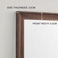 thumbnail image 5 of 70x32 Inch Full-Length Floor Mirror with Artificial Wood Frame – Space-Saving Design, Shatterproof Safety Glass, Perfect for Bedrooms, Clothing Stores & Salons, 5 of 7