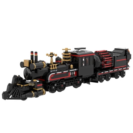 Moc Back Future Time Travel Car Building Block Set Jules Verne Time Train Vehicle Brick DIY Model Birthdays Gift for Kids Boys
