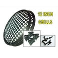 thumbnail image 2 of 1 Pair 12" SubWoofer Mid range Metal Mesh Waffle Speaker Grill DJ PA Car Audio, 2 of 2