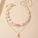thumbnail image 5 of Shell Necklace Beach Jewelry for Women Sea Shell Necklace Layered Gold Shell Charm Necklaces Summer Outfits fwomen Beach Fashion 2025, 5 of 5