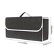 thumbnail image 3 of Bolsa De Almacenamiento De Poliéster Organizador de maletero de coche plegable blanco, bolsa de almacenamiento, kit de herramientas de gran capacidad, cesto para basura (1 unidad) JASKFLY, 3 of 9