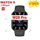 thumbnail image 2 of Reloj inteligente W28 PRO para hombre, 3 uds., 2022, llamada Bluetooth, esfera personalizada, NFC, reloj inteligente para mujer, Pk W27 pro, serie 8 Tan Jianjun  unisex, 2 of 2