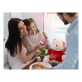 thumbnail image 7 of DolliBu I LOVE YOU Super Soft Baby Pink Bear Plush- Cute Stuffed Pink Bear Animal with Red Shirt For Valentine, Anniversary, Romantic Date, Boyfriend, or Girlfriend Gift - 8 inches, 7 of 7