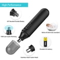 thumbnail image 4 of Upgraded Nose Hair Trimmer for Men, Professional Painless Nose Hair Remover for Men and Women, Electric High-speed Rotating Waterproof Stainless Steel Nose Hair Trimmer, Black, 4 of 6