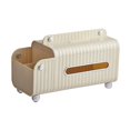 thumbnail image 4 of Soporte para pañuelos faciales BLESIY Caja dispensadora moderna Beige, 4 of 8