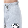 thumbnail image 3 of Peanuts Mens' Snoopy Rocker Cool Punk Character Sleep Pajama Shorts, 3 of 6
