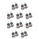 thumbnail image 2 of Sonducket 1 par de pendientes atrapasueños bohemios con flecos borla plumas oreja gotas joyería exagerada pendiente para mujeres niñas plata plata 10Conjunto, 2 of 6