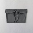 thumbnail image 2 of FYEGRE Fashion Solid Color Adjustable Ladies Tube Top Casual Wear Stretch Fit Comfortable Seamless Design Dark Gray M, 2 of 3