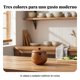 thumbnail image 5 of predolo Tarro de Especias de Madera Multiusos Salero de Madera con Tapa Hecho a Mano Salero con Cuchara para Encimera, 5 of 5