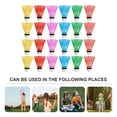 thumbnail image 2 of 24Pcs Plastic Shuttlecock Colorful Badminton Game Ball Head Shuttlecock Light Weight, 2 of 8