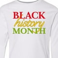 thumbnail image 4 of Inktastic Black History Month- Red, Green, Yellow Long Sleeve Youth T-Shirt, 4 of 5