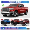 thumbnail image 4 of Front Bumper Compatible with 2025 2026 Ram 1500,Heavy Duty Steel Full Width Front Bumper with Side Wings(B), 4 of 11