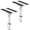 White, variant on VIVO Universal Black Steel Clamp-on Desk / Table Speaker Stands, 2 Pack