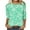 Multicolor Tops for Women_e, variant on CYMMPU Shirts Floral Printed 3/4 Length Sleeve Basic Tees Business Work Blouses Summer Fall Crewneck Casual Dressy Tunic Tops 2025 Clothes for Women Multicolor XXL