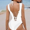 thumbnail image 5 of Women's Cut Out Fishnet Teddy Lingerie Mesh One Piece Bodysuit, 5 of 6