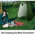 thumbnail image 4 of Portable Pop-Up Tent for Camping, Water-Repellent & Durable Polyester Instant Privacy Shelter with Pop Up Design, Silver Coated Fabric for UV Protection, Ideal for Outdoor Activities (Green), 4 of 5