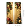 thumbnail image 2 of Hearth & Gear Rideaux Imprimés pour les Fêtes 2 Pcs de Rideaux Plats 2D Imprimés Rouges avec Flocon de Neige et Motifs, Convenant à la Chambre, Rideau de Salon pour la Douche, Rideaux pour Hommes pour Chambre et Douche, 2 of 6