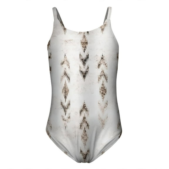 PureBond Swimsuits One Piece Swimwear for Girls,girl,daughter (Gold)