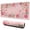 Hot Pink Wave, variant on Desk Pad Protector, Large Gaming Mouse Pad 35.1 x 15.75-inch 2.5mm Thick, Cute Desk Decor, Office Desk Writing Pad with Non-Slip Rubber Base for Home Office Work Accessories, Gold Leaf Flower