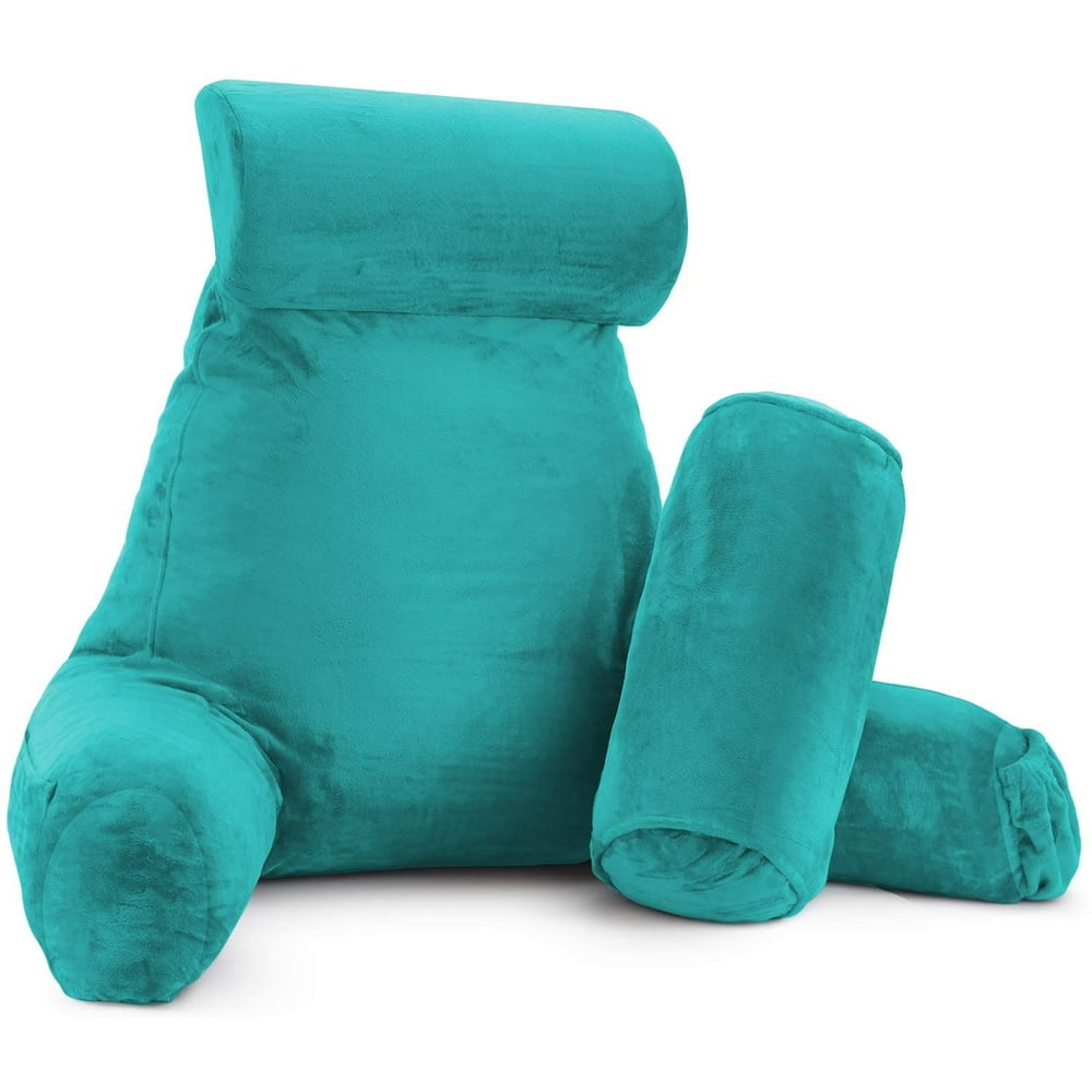Nestl Reading Pillow, Extra Large Bed Rest Pillow with Arms Premium