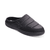 Haggar Men's Black Puffer Clog Slippers, XXL, 13-14