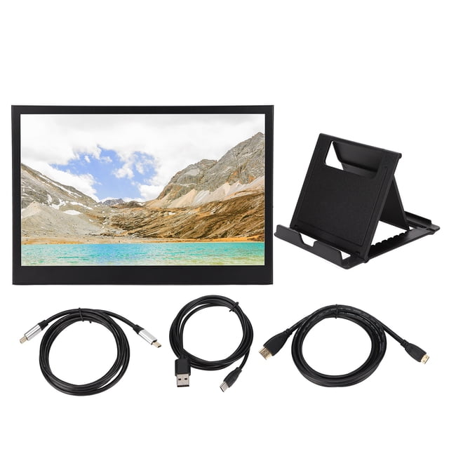 Monitor portátil de 13 pulgadas con resolución de 1440 x 900, pantalla IPS HD, tecnología HDR, monitor de pantalla para portátiles y teléfonos móviles.
