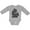 AC-Heather Grey, variant on Inktastic Michigan Silhouette Mandala Boys or Girls Long Sleeve Baby Bodysuit