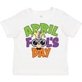 thumbnail image 3 of Inktastic April Fools Day with Funny Face Replacing O Boys or Girls Toddler T-Shirt, 3 of 5