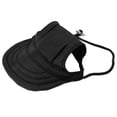 thumbnail image 4 of Chapeau de Baseball de Chien Protection Solaire Confortable Chapeau de Sport Réglable pour Animaux de Compagnie avec des Trous d'Oreille pour les Petits Chiensnoir M, 4 of 14