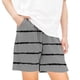 thumbnail image 1 of Odeerbi 5-14 Años Niños Niñas Verano Pantalones Cortos A Rayas Workout Pantalones Cortos Deportivos Lindo Transpirable Pantalones Cortos Con Bolsillos, 1 of 4