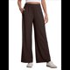 thumbnail image 2 of Pantalones Deportivos Casuales, Cómodos, de Cintura Alta y Pierna para Mujer, con Bolsillos y Sueltos. Marrón Oscuro L, 2 of 6