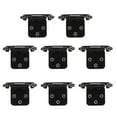 thumbnail image 1 of Mobutofu 8Pcs Cupboard Hinges Rolled Steel Overlay for Kitchen Furniture Use, 1 of 5