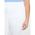 thumbnail image 4 of Terra & Sky Women's Plus Pull On Jegging Capri Pants with Control Panel, Sizes 0X-5X, 4 of 5