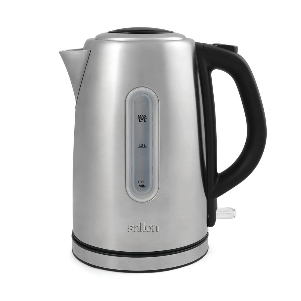 Salton JK1903 1.7L Cordless Electric Kettle Stainless Steel Walmart
