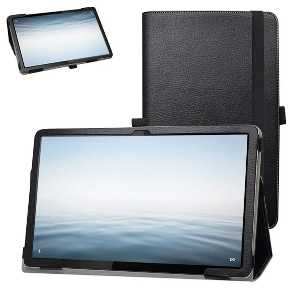 Labanema 11" Lenovo Tab P11 (TB-J606F /TB-J606X) Case, PU Leather Folio Stand Protective Case, Cover for 11" Lenovo Tab P11 (TB-J606F /TB-J606X) (Black)