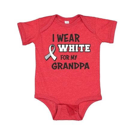 

Inktastic I Wear White for My Grandpa Gift Baby Boy or Baby Girl Bodysuit