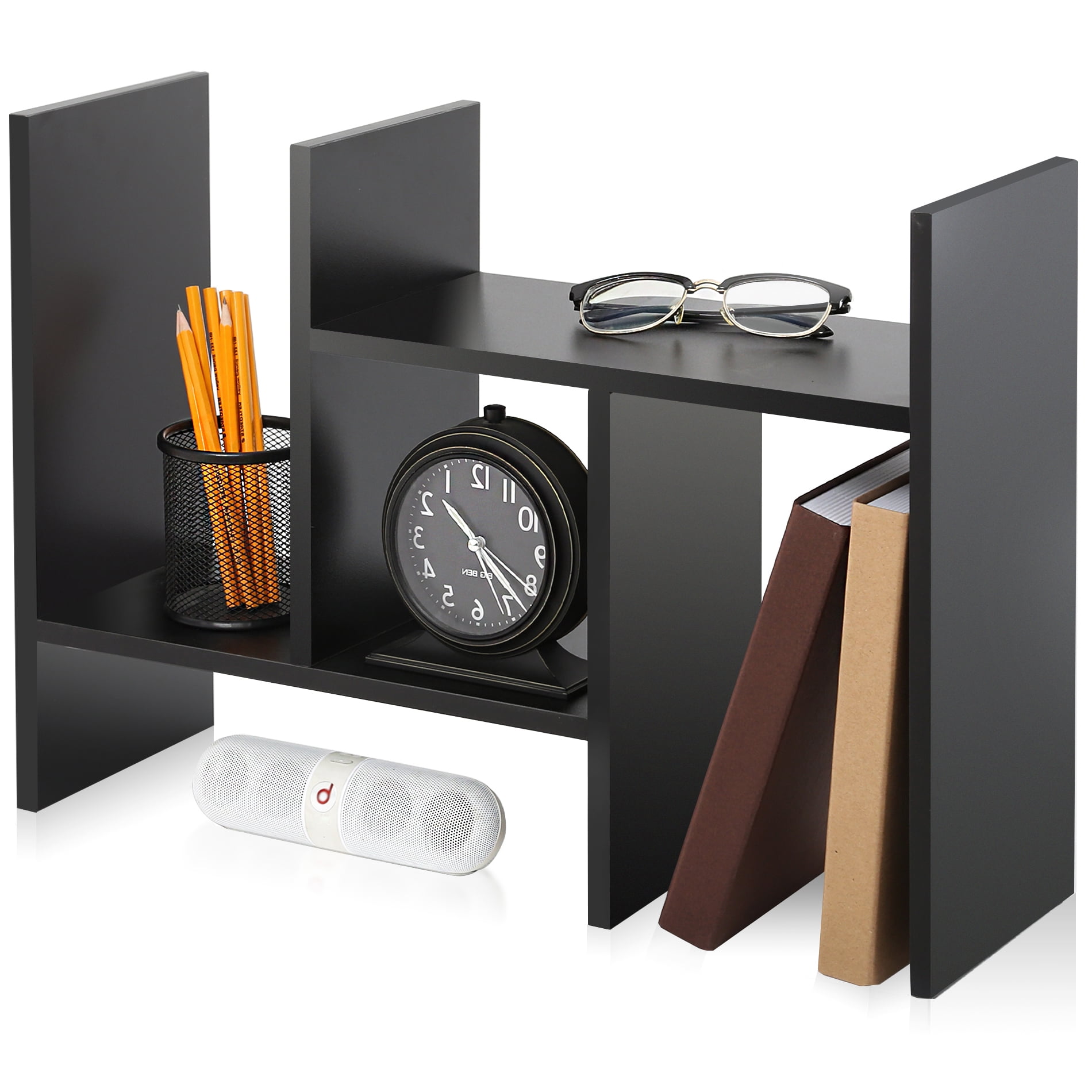 FITUEYES Desktop Organizer Office Supplies File Paper Holder Workspace Shelves 