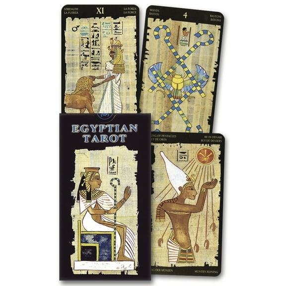 Egyptian Tarot Egyptian Tarot Deck, (Hardcover)