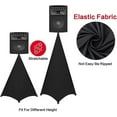 thumbnail image 3 of Soporte de altavoz de lona con trípode de 51", negro, Flexible, estirable por 2 lados, soporte de altavoz Flexible de 360 ​​grados, 3 of 5