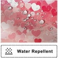 thumbnail image 4 of Valentines Shower Curtain, Sweet Pink Heart Shower Curtain Set with Hooks Waterproof Pink and White Bathroom Decor, 72x72 Inch, 4 of 6
