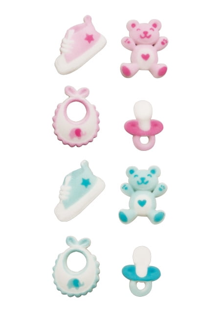 ON SALE 24 Baby Shower Assortment Sugar Cupcake Cake