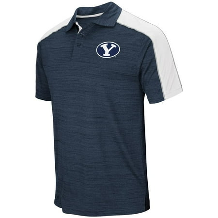 BYU Brigham Young University Men's Polo Short Sleeve Dress Shirt