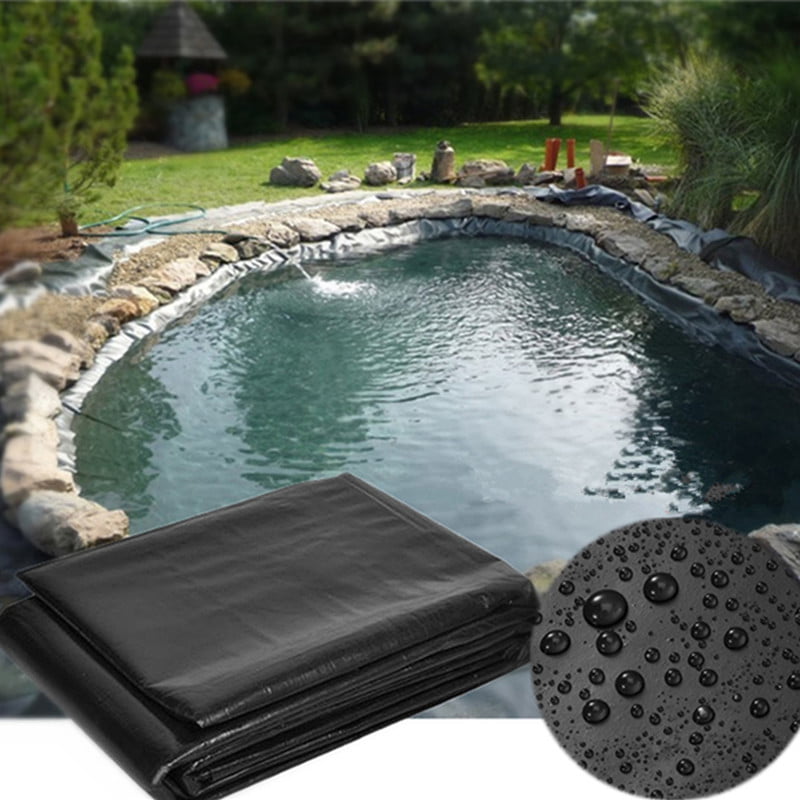 Details about   HDPE Fish Pool Pond Liner Membrane Reinforced Black Landscaping Gardens Pool 